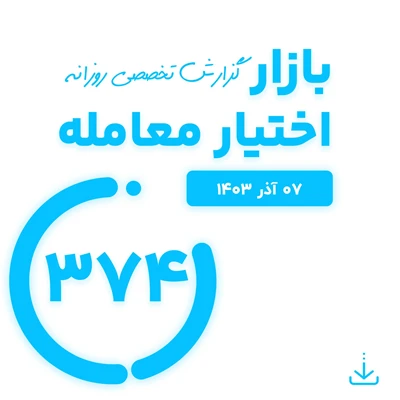 	گزارش روزانه بازار اختیار معامله شماره 374 ( 07 آذر 1403)