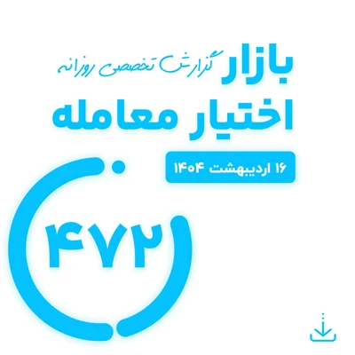 گزارش روزانه بازار اختیار معامله شماره 472 ( 16 اردیبهشت 1404)	